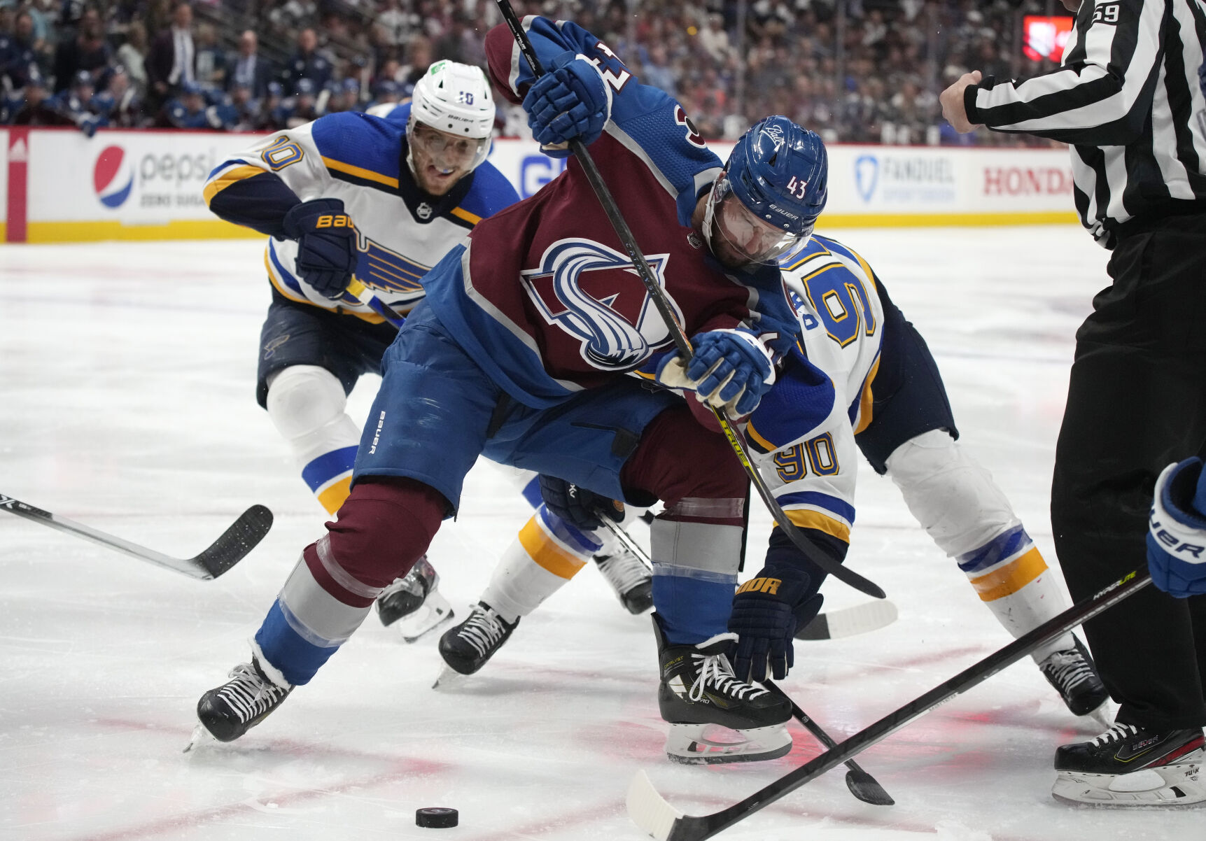 Blues Avalanche Hockey